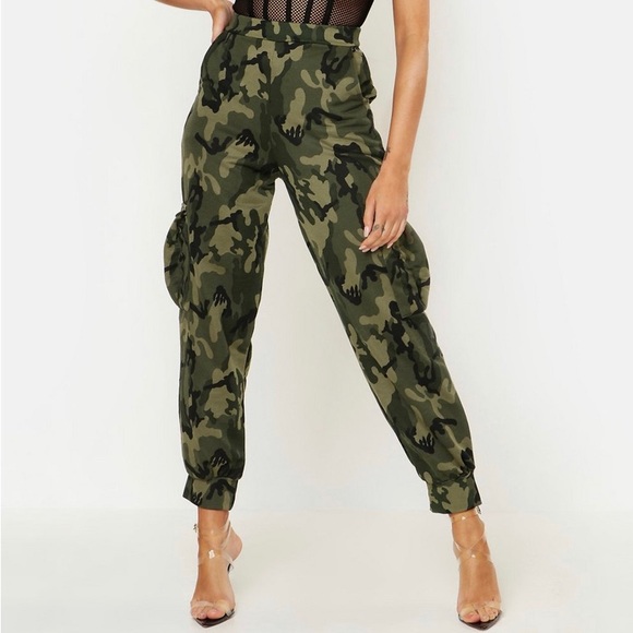 Boohoo Pants - Boohoo Camo Joggers